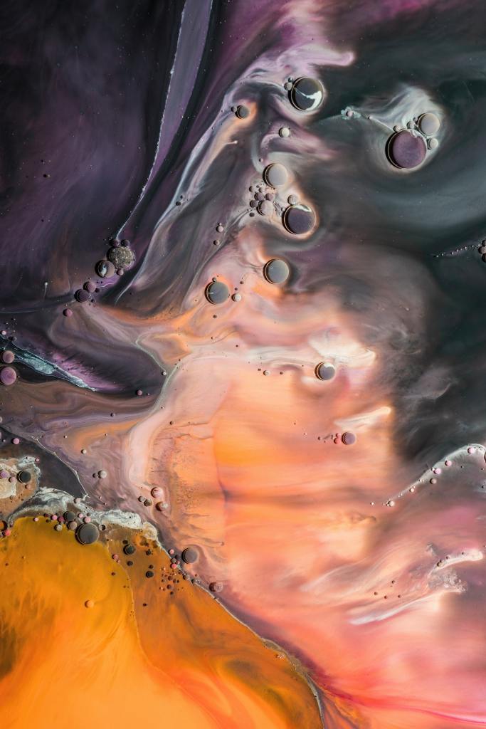 Painting that looks like a nebula, Universe